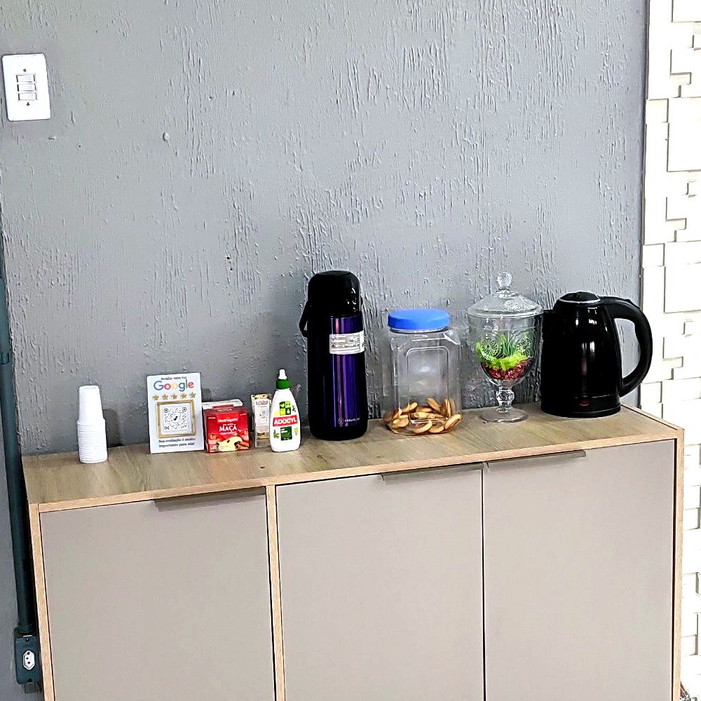 Cantinho do café da UP Barbearia